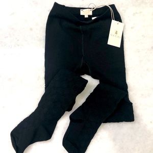 NWT Girls size 4 Gucci black logo tights.